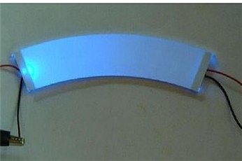 Curved backlight